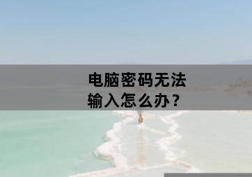 电脑密码无法输入怎么办? 电脑密码无法输入怎么办?-图片2